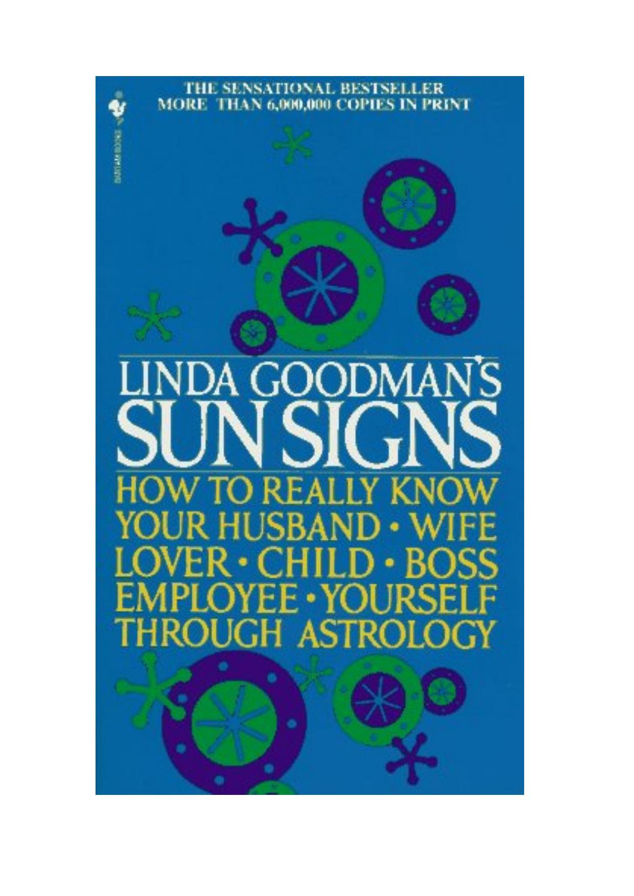 Linda Goodman's Sun Signs by Linda Goodman