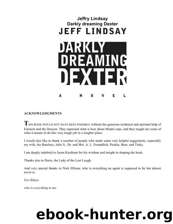 Lindsay, Jeff - Dexter 01 by Lindsay Jeff