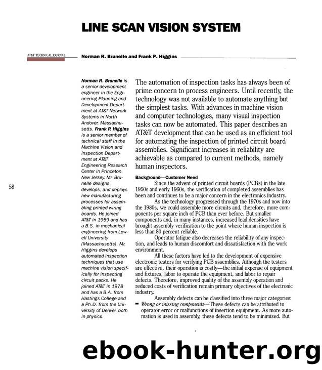 Line Scan Vision System by Unknown