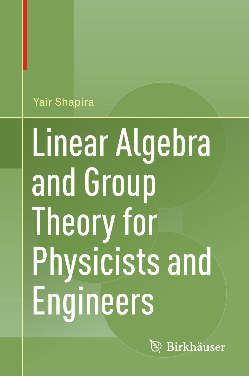 Linear Algebra and Group Theory for Physicists and Engineers by Yair Shapira