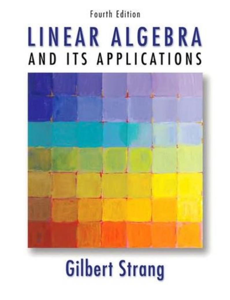 Linear Algebra and Its Applications 4th Edition by Unknown