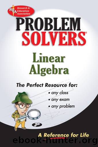 Linear Algebra by Staff of Research & Education Association