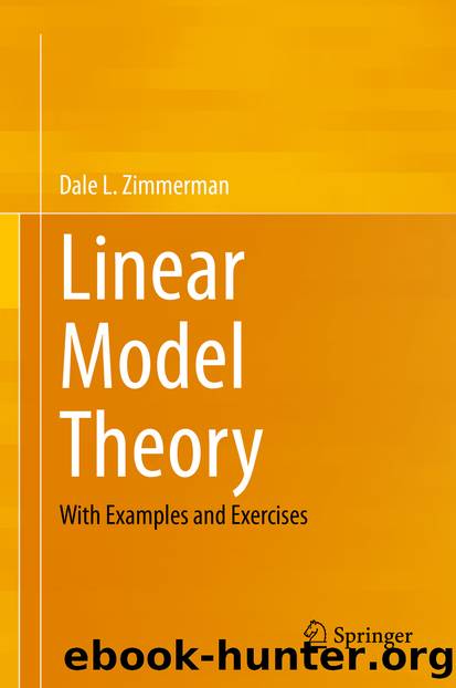 Linear Model Theory by Dale L. Zimmerman