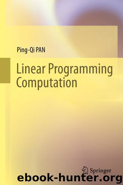 Linear Programming Computation by Ping-Qi PAN
