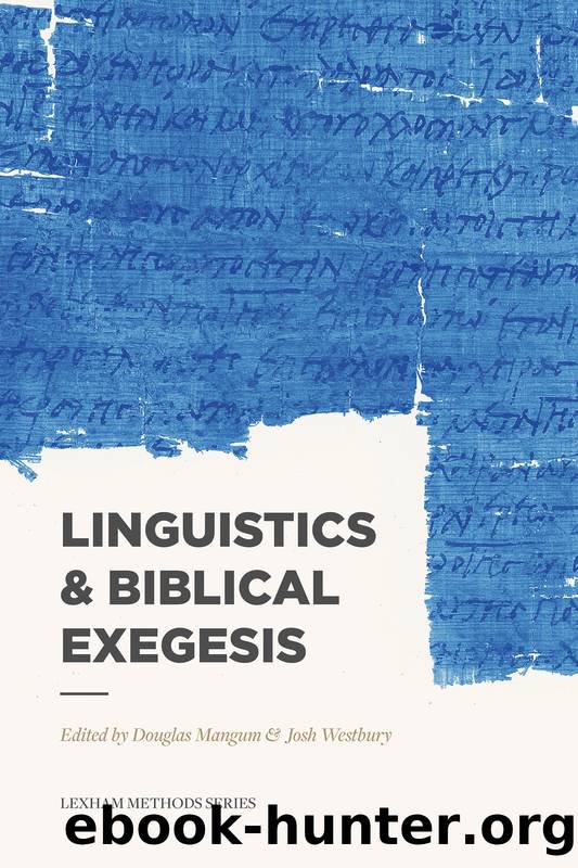 Linguistics & Biblical Exegesis by unknow