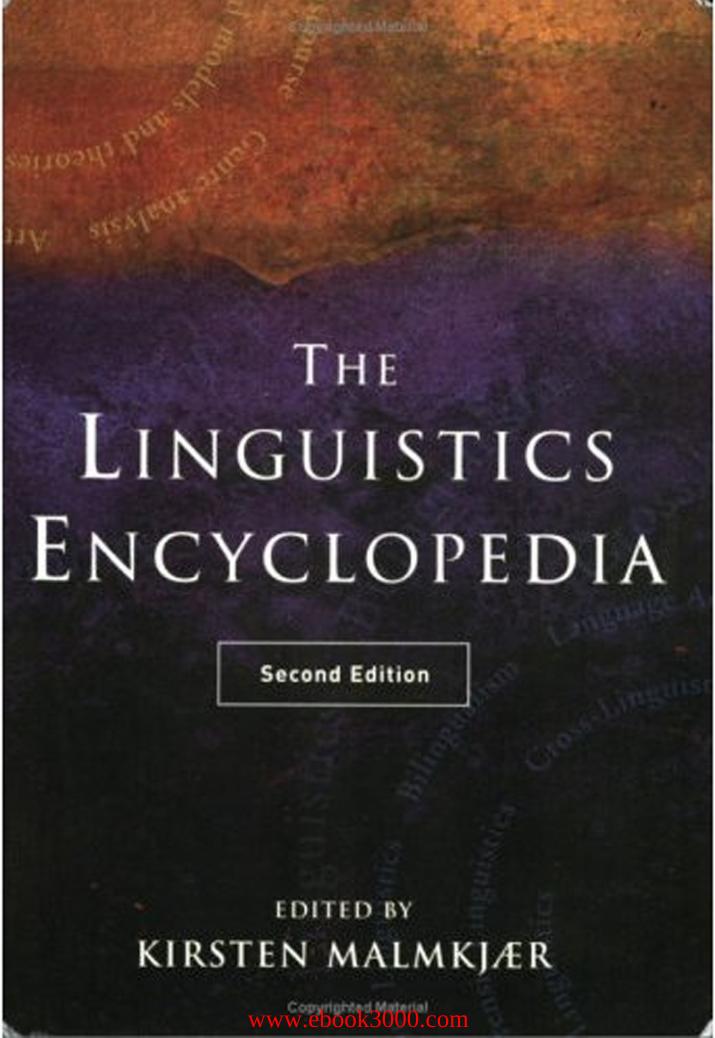 Linguistics Encyclopedia by Unknow