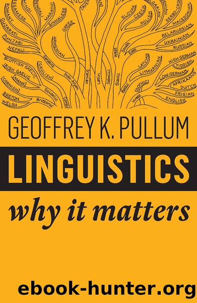 Linguistics by Geoffrey K. Pullum
