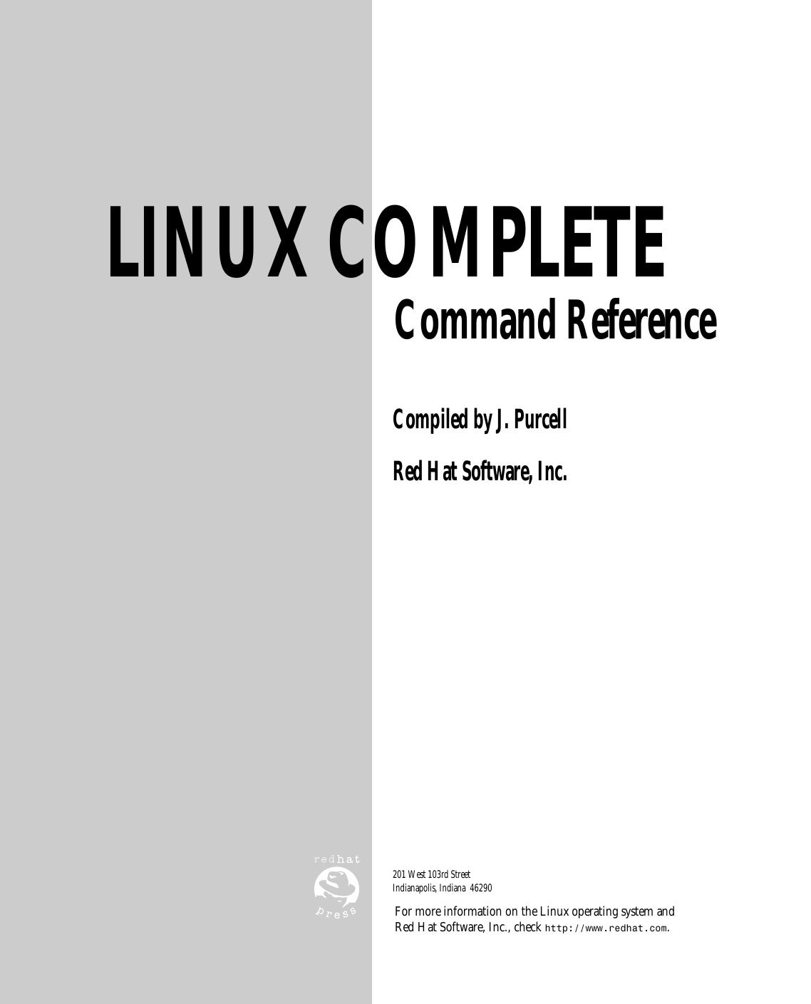 Linux Complete Command Reference by John Purcell