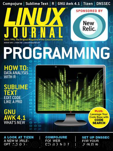 Linux Journal August 2013 by Linux Journal