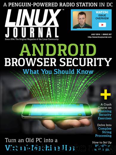 Linux Journal July 2016 by Linux Journal