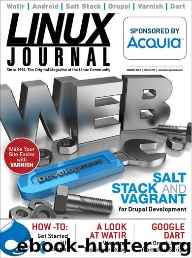 Linux Journal March 2013 by Linux Journal