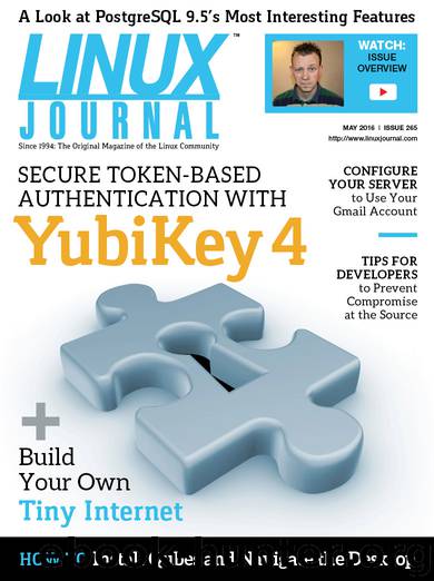 Linux Journal May 2016 by Linux Journal