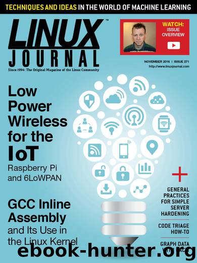 Linux Journal November 2016 by Linux Journal