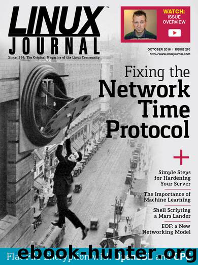 Linux Journal October 2016 by Linux Journal