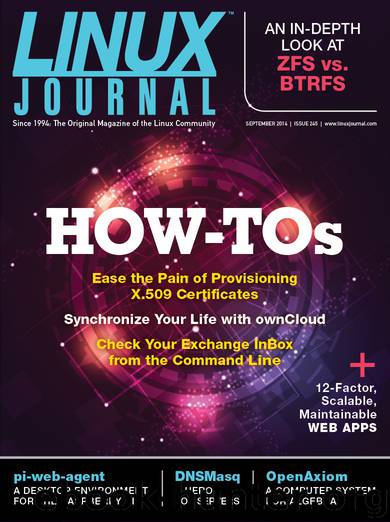 Linux Journal September 2014 by Linux Journal