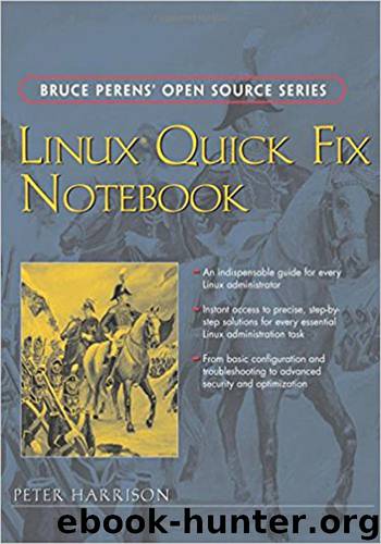 Linux Quick Fix Notebook by Peter Harrison