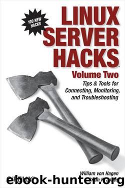 Linux Server Hacks, Volume Two by William von Hagen & Brian K. Jones