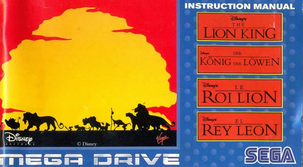 Lion King Disney's The Lion King (E) v2 by Unknown