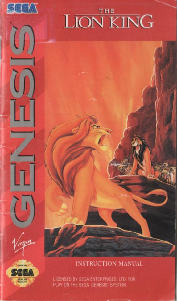 Lion King Disney's The Lion King (U) v1 cÐºÐ°Ð½1 by Unknown