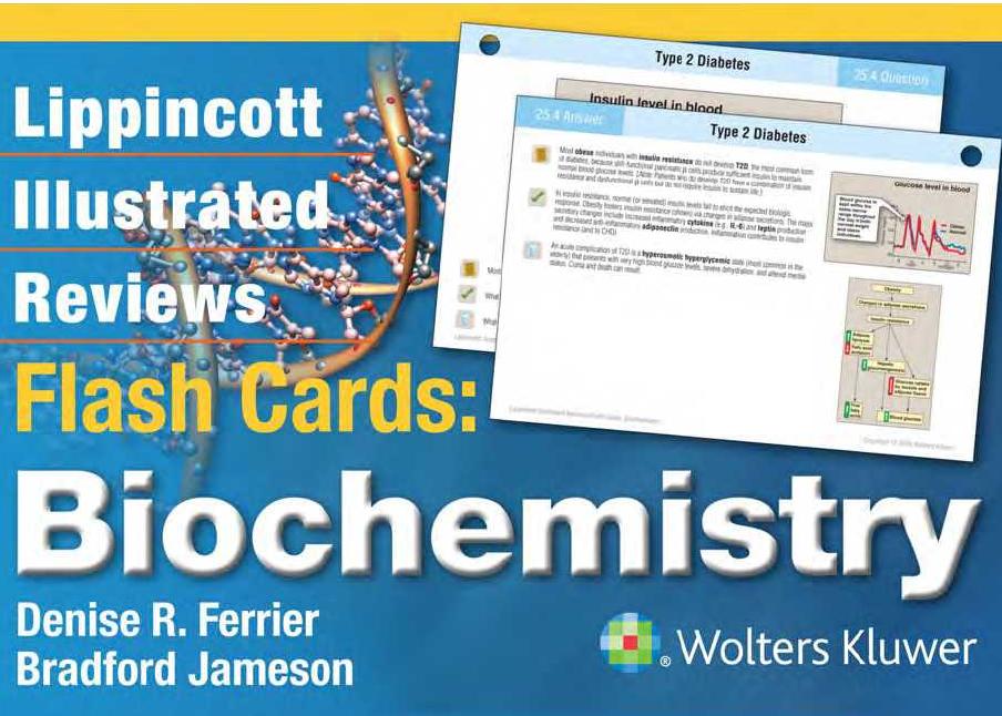 Lippincott Illustrated Reviews Flash Cards: Biochemistry by Ferrier D.R. Jameson B.A