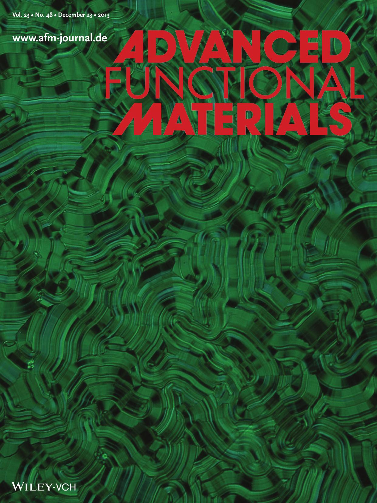 Liquid Crystals: Controlled Planar Alignment of Discotic Liquid Crystals in Microchannels Made Using SU8 Photoresist (Adv. Funct. Mater. 482013) by Unknown