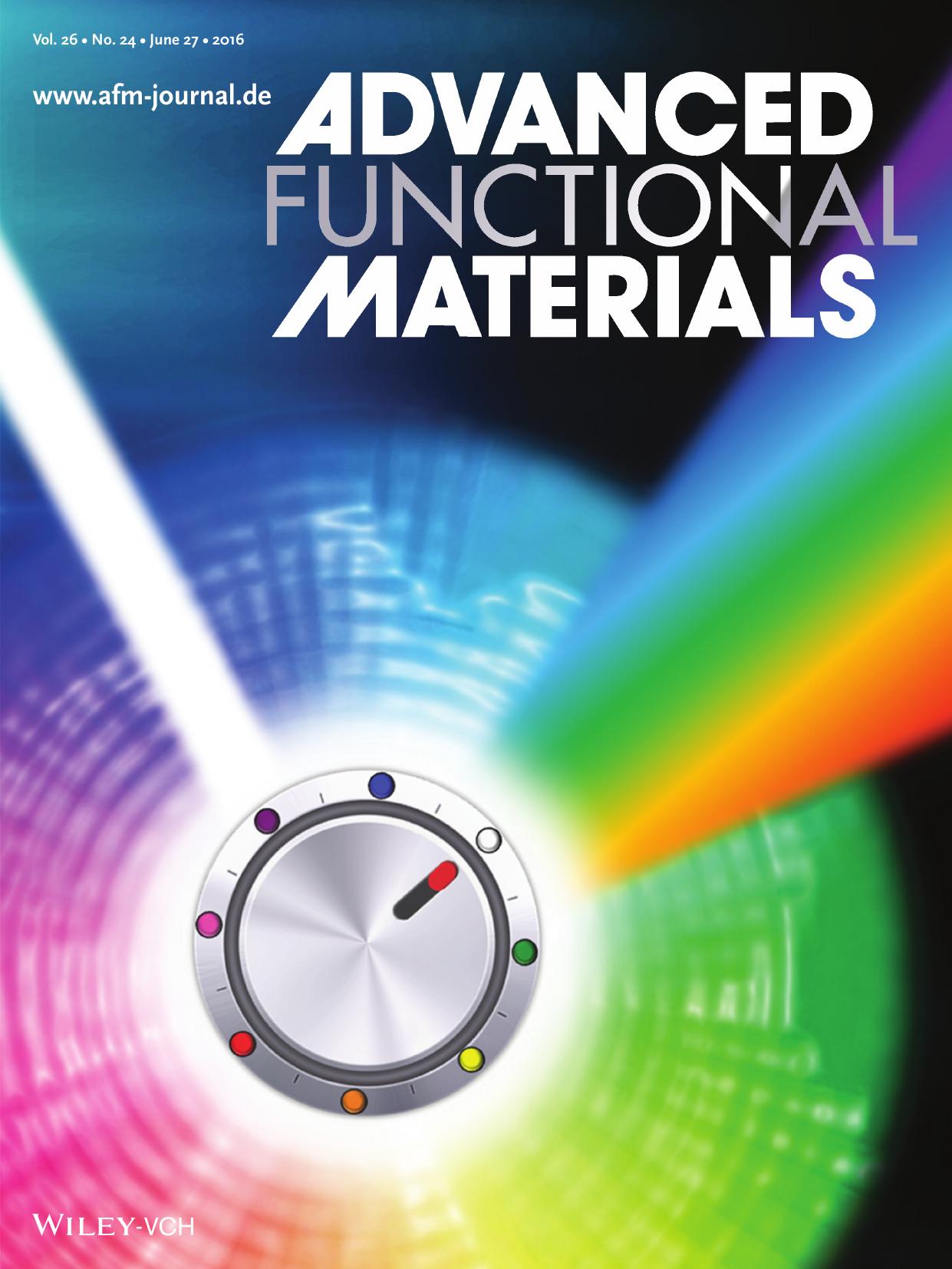 Liquid Crystals: Remote‐Controllable Molecular Knob in the Mesomorphic Helical Superstructures (Adv. Funct. Mater. 24/2016) by Unknown