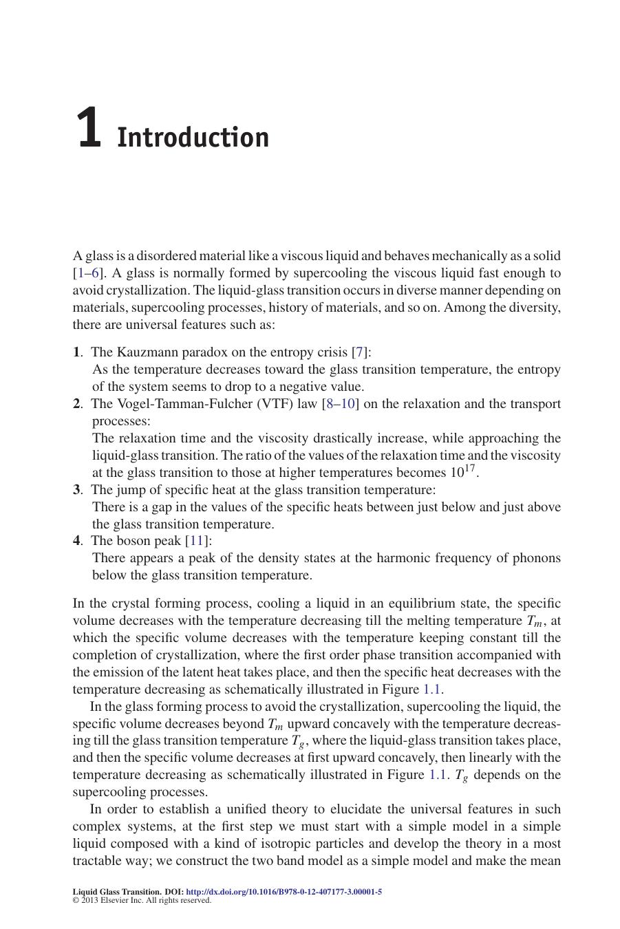 Liquid Glass Transition. A unified theory from the two band model by Toyoyuki Kitamura (Auth.)
