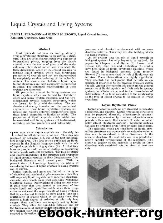 Liquid crystals and living systems by Unknown