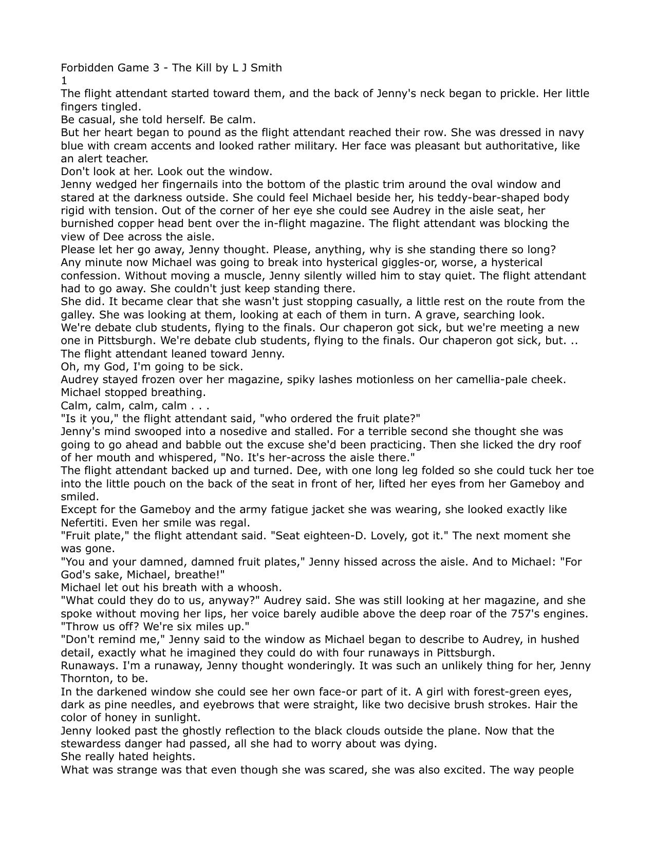 Lisa Jane Smith - The Forbidden Game #03 by Jessibeca