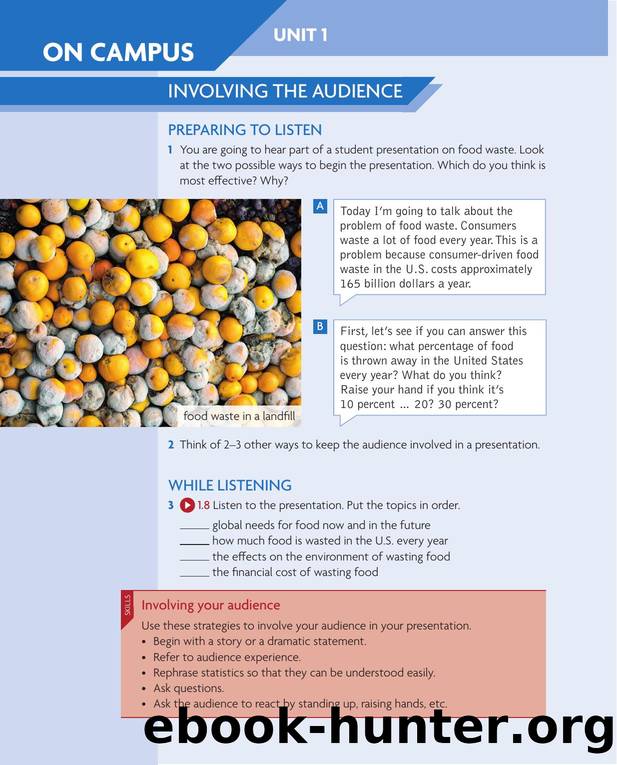 Listening and Speaking 4 On Campus Unit 1 by Unknown