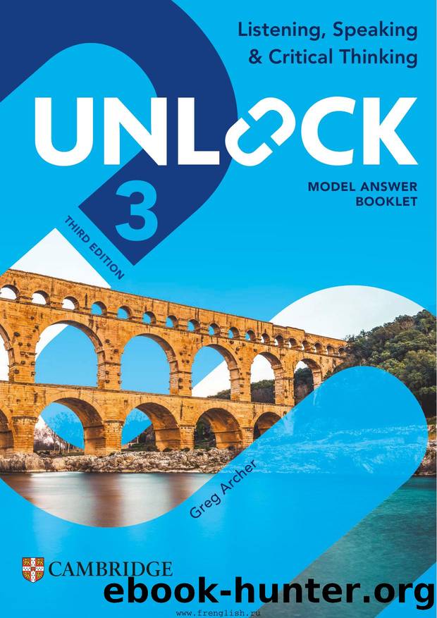 Listening and Speaking Level 3 Model answer booklet by Unknown