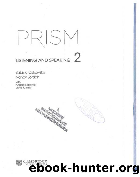 Listening and Speaking by Unknown
