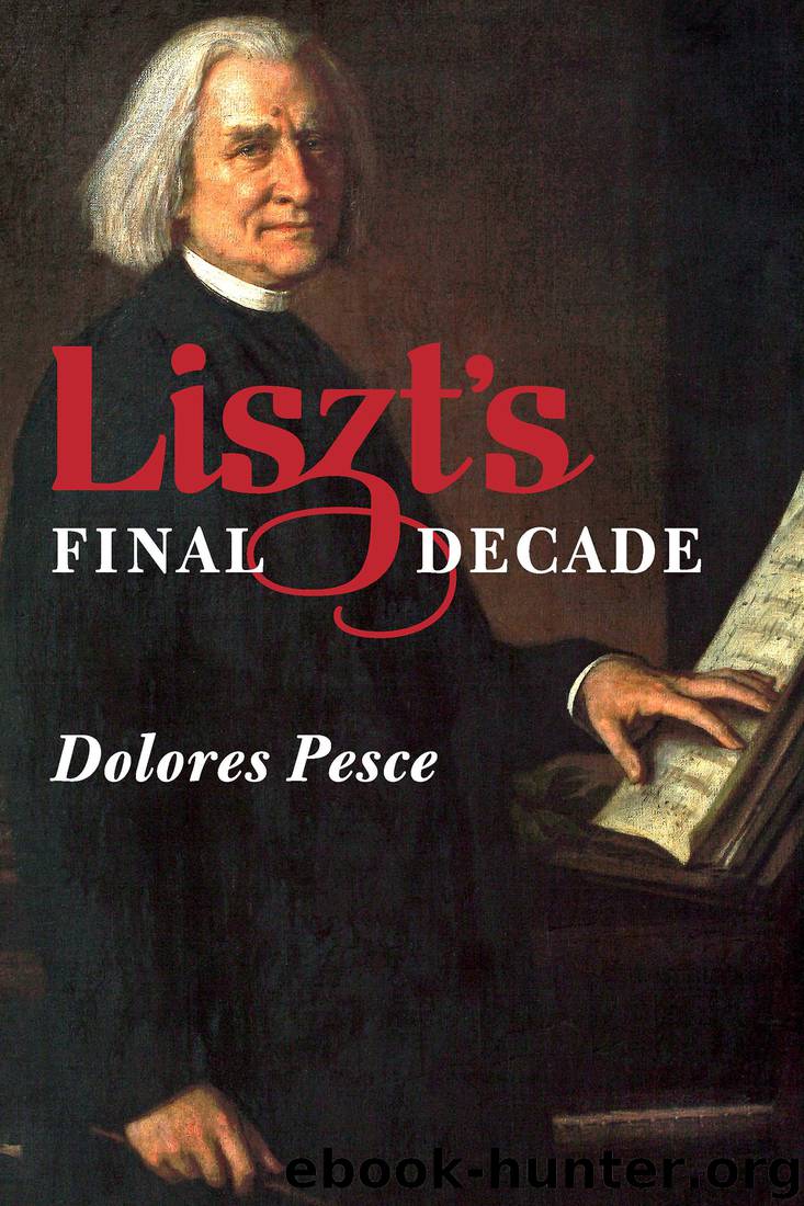 Liszt's Final Decade by Dolores Pesce