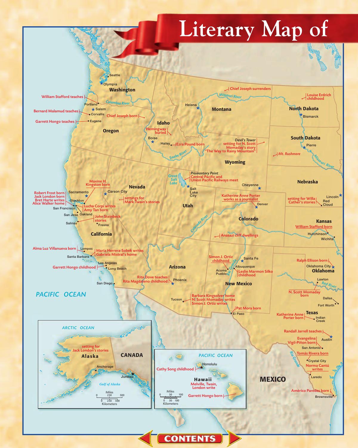 Literary Maps by Glencoe/McGraw-Hill