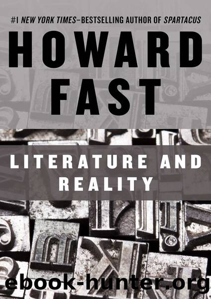 Literature and Reality by Howard Fast