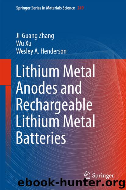 Lithium Metal Anodes and Rechargeable Lithium Metal Batteries by Ji-Guang Zhang Wu Xu & Wesley A. Henderson