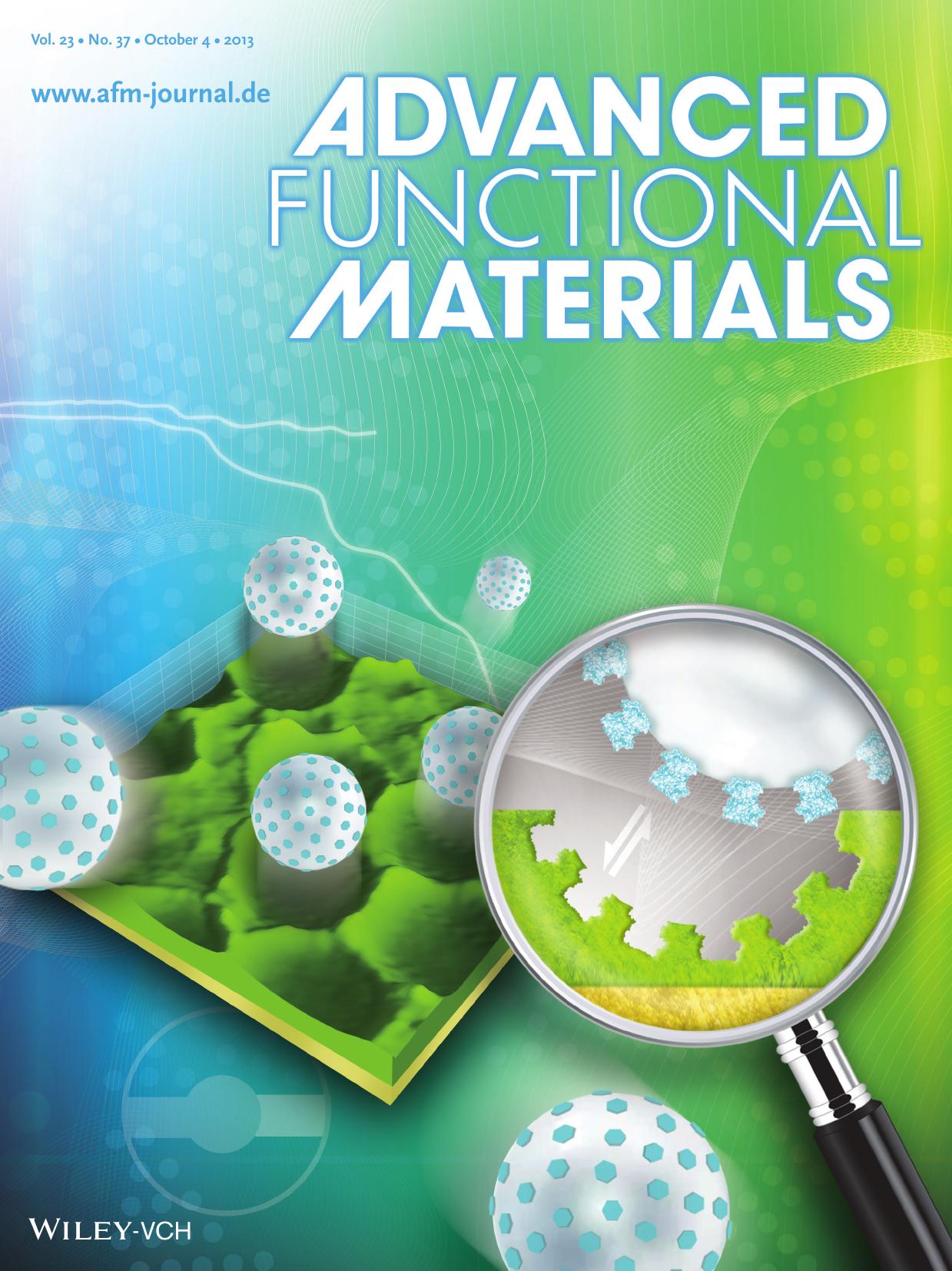Lithography: Nanosphere Lithography as a Versatile Method to Generate SurfaceImprinted Polymer Films for Selective Protein Recognition (Adv. Funct. Mater. 372013) by Unknown