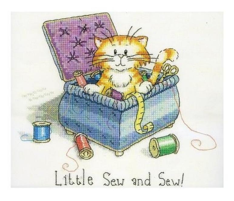 Little Sew and Sew- Cats Rule (Heritage)[Cross Stitch Chart] by Unknown