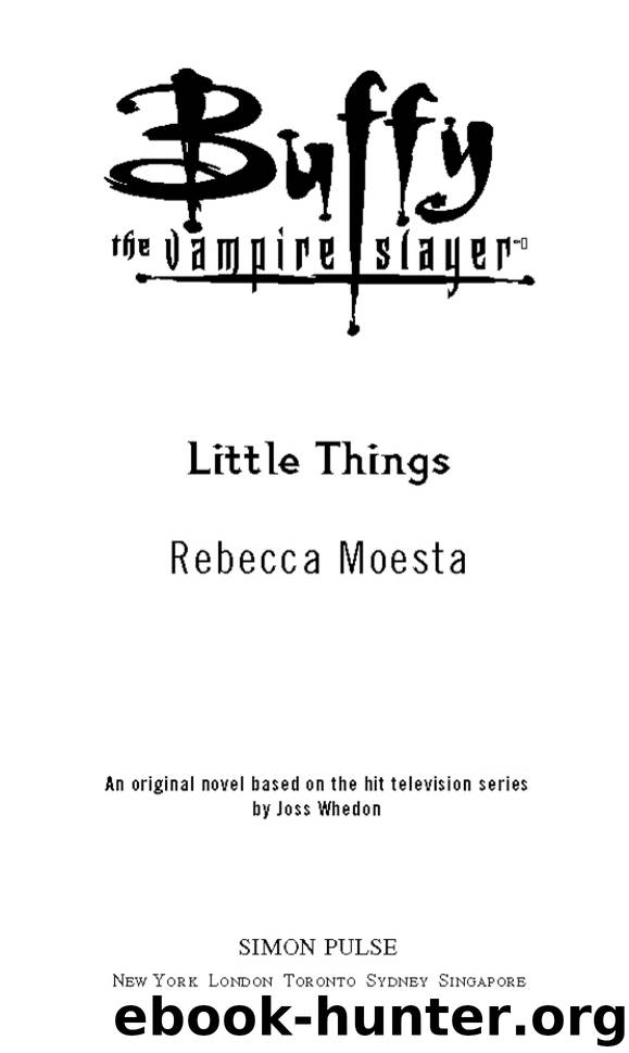 Little Things by Rebecca Moesta