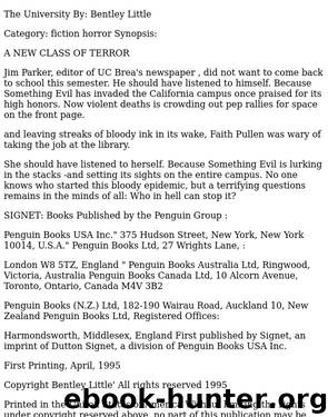Little, Bentley - The University (v0.8).HTML by 1995