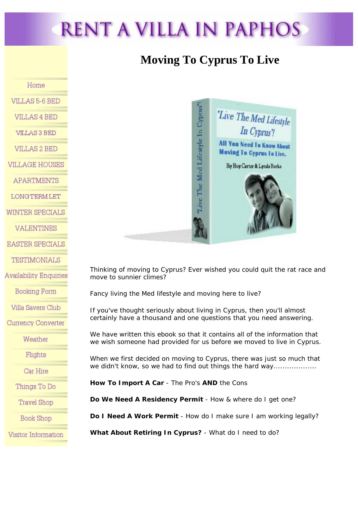 Live The Med Lifestyle In Cyprus. by Best of Kuszter's Collection