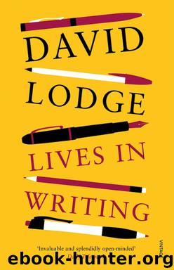 Lives in Writing by David Lodge