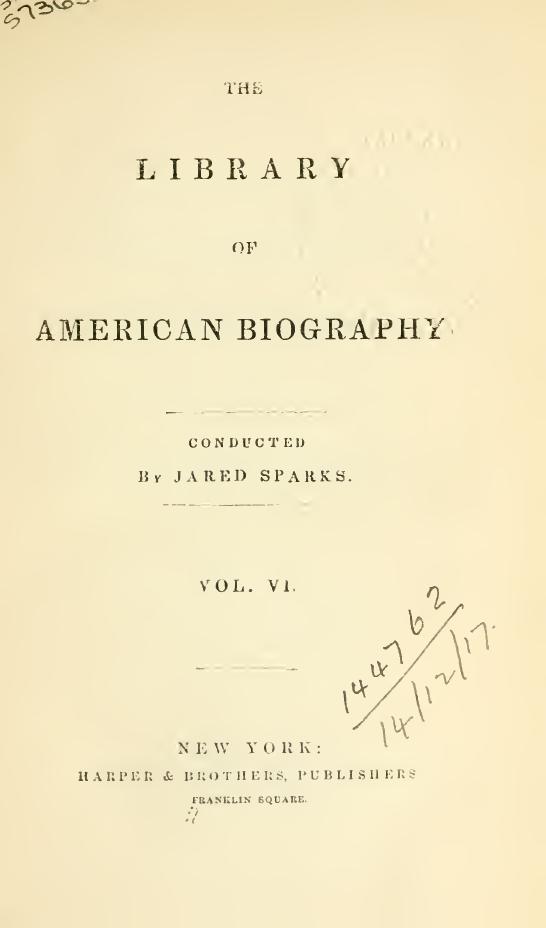 Lives of William Pinkney, William Ellery and Cotton Mather by Jared Sparks