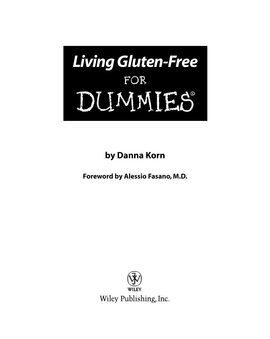 Living Gluten-Free For Dummies (Repost) by Danna Korn