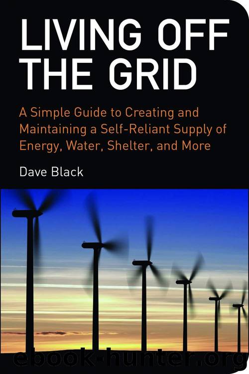 Living Off the Grid: A Simple Guide to Creating and Maintaining a Self-Reliant Supply of Energy, Water, Shelter, and More by Black David