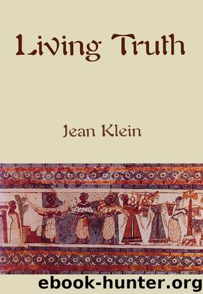 Living Truth by Jean Klein