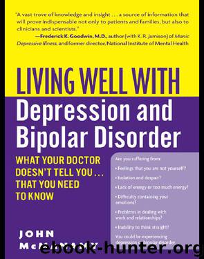 Living Well with Depression and Bipolar Disorder by John McManamy