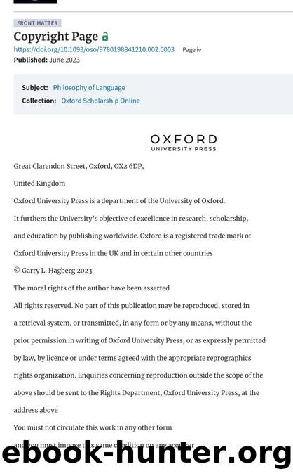 Living in Words: Literature, Autobiographical Language, and the Composition of Selfhood by Garry L. Hagberg