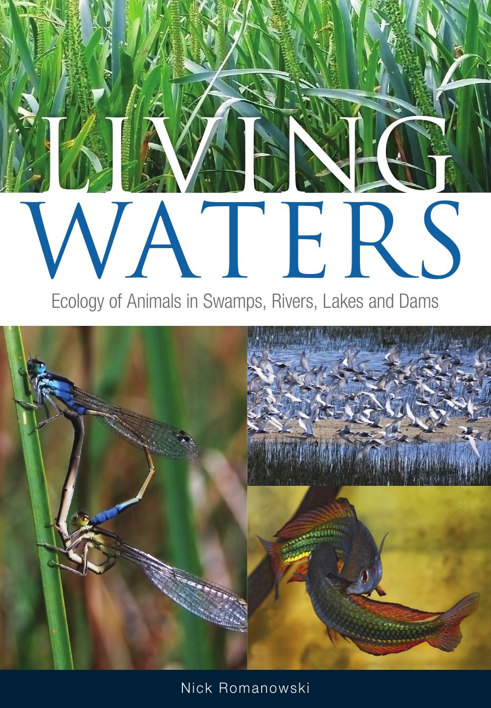 Living waters : ecology of animals in swamps, rivers, lakes and dams by Nick Romanowski; Commonwealth Scientific and Industrial Research Organization (Australia)