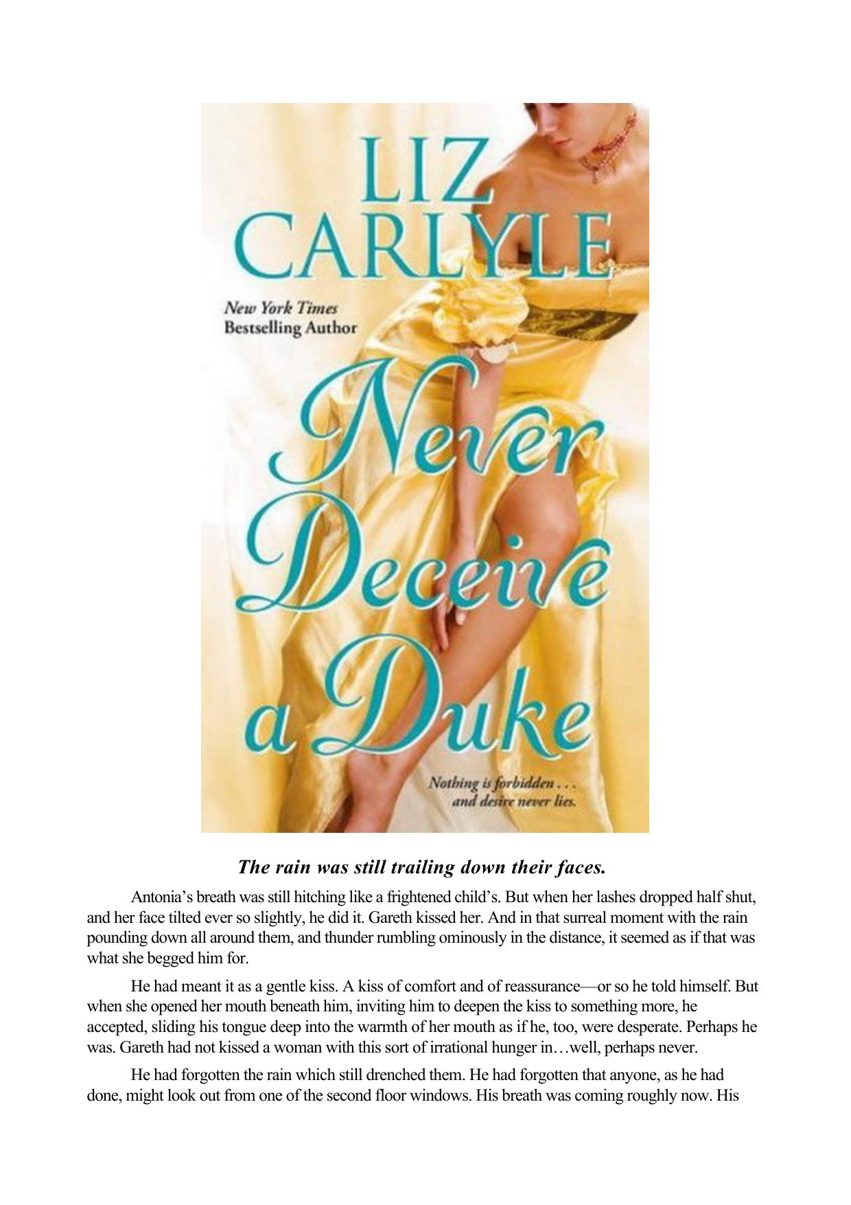 Liz Carlyle - Neville Family Trilogy 02 by Never Deceive A Duke